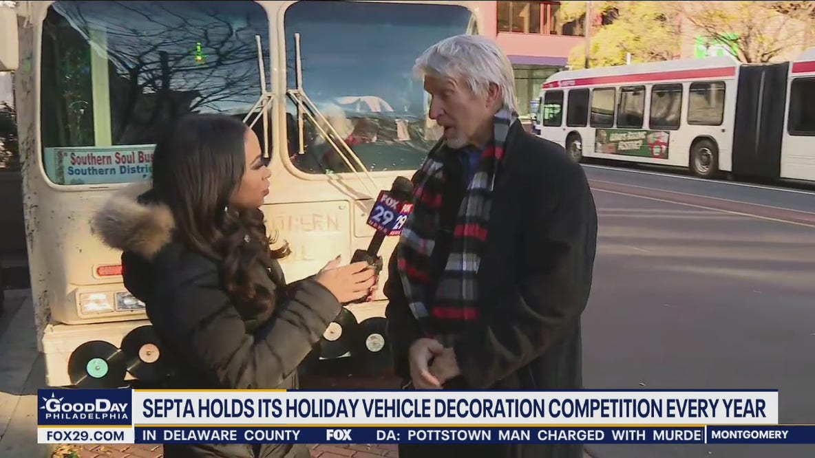 SEPTA holds its annual holiday vehicle decoration competition for 2021
